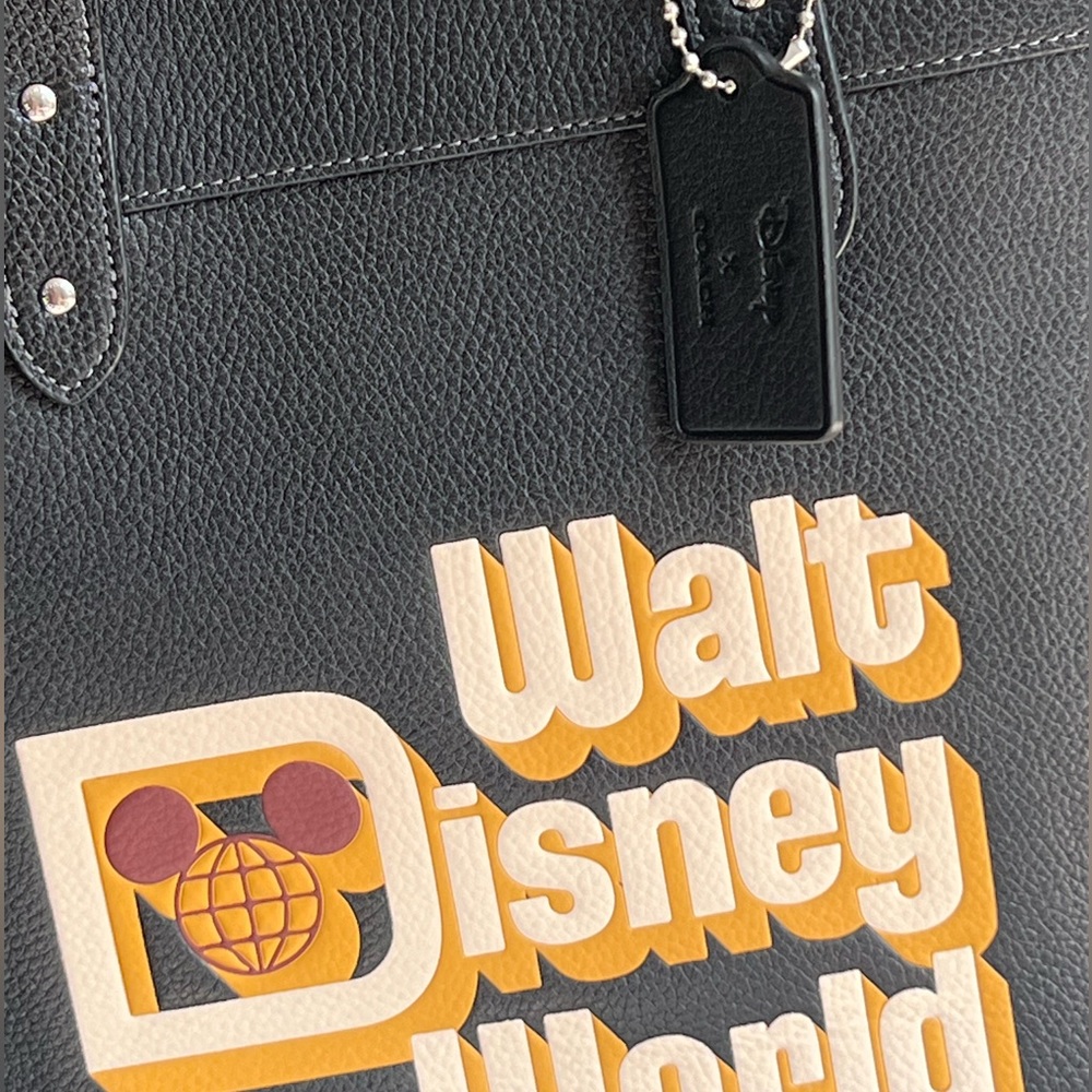 C8551- Disney X Coach Field Tote with Walt Disney World Motif - Picture 2 of 13
